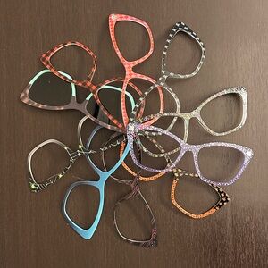 Pair Eyewear Toppers Wanda Set of 10! - Harley Quinn plus Case/Wall Hanger